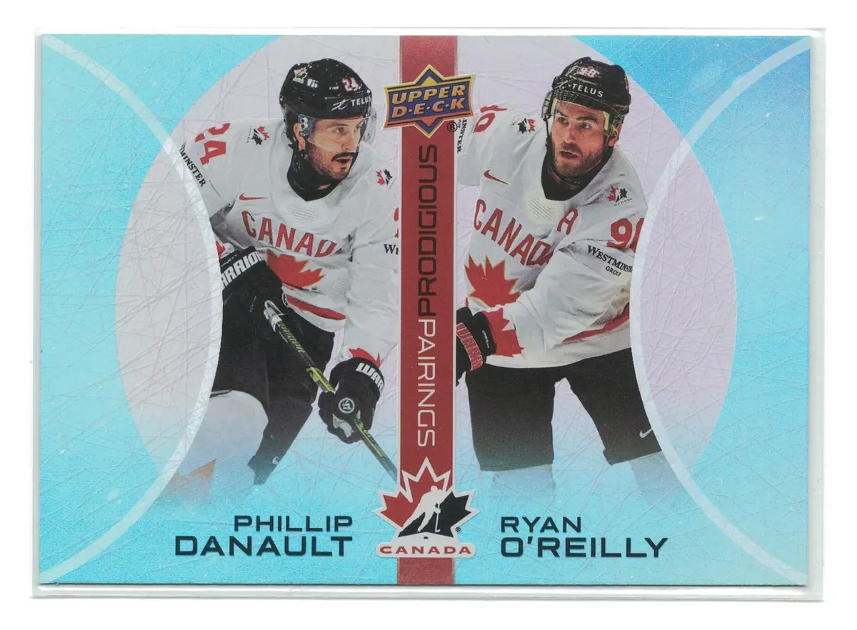 Phillip Danault / Ryan O'Reilly Prodigious Pairings #PP-10 2026 Upper Deck Team Canada — front
