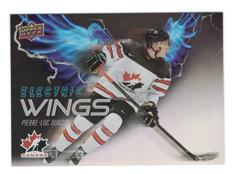 Pierre-Luc Dubois Electric Wings #EW-5 2026 UD Team Canada