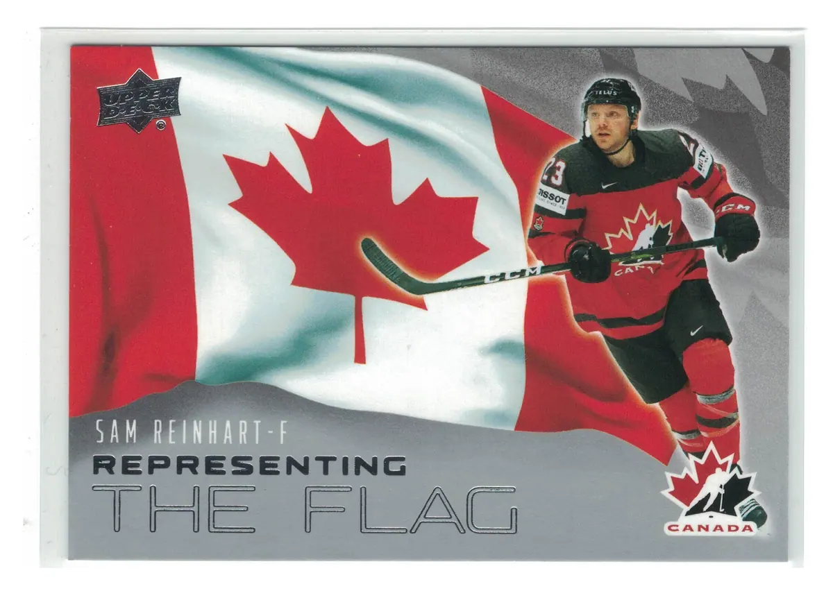 Sam Reinhart Representing the Flag #RF-9 2026 UD Team Canada — front