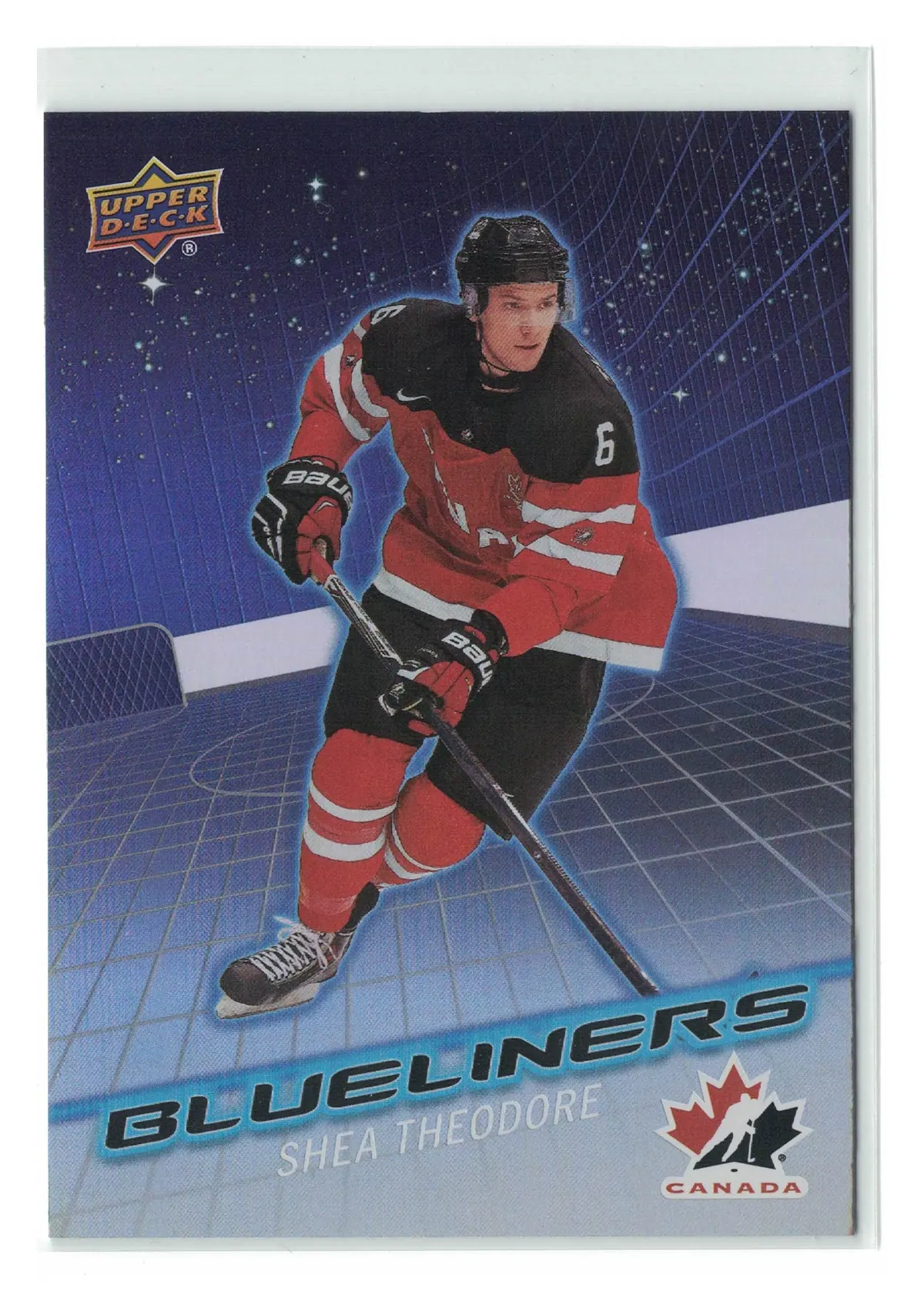 Shea Theodore Blueliners #BL-19 2026 UD Team Canada — front