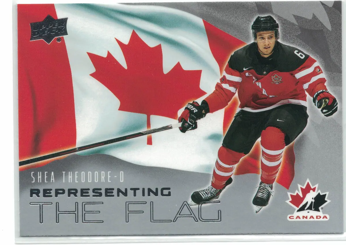 Shea Theodore Representing the Flag #RF-7 2026 Upper Deck Team Canada — front