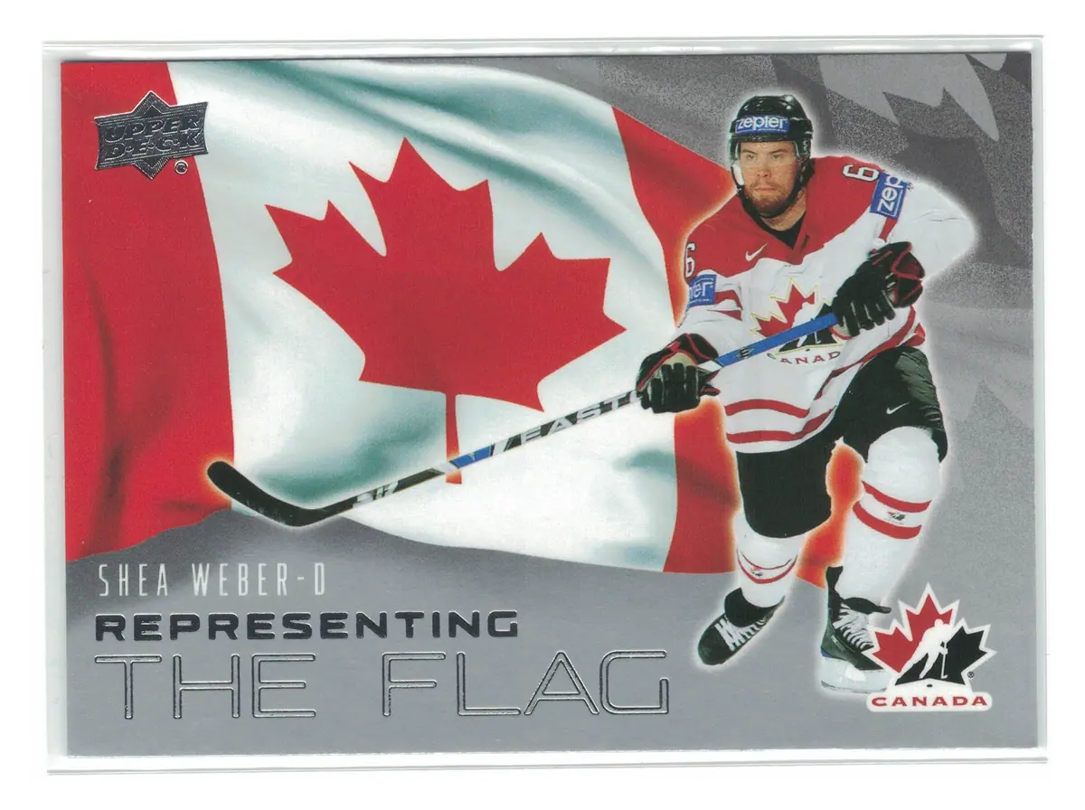Shea Weber Representing the Flag #RF-4 2026 Upper Deck Team Canada — front