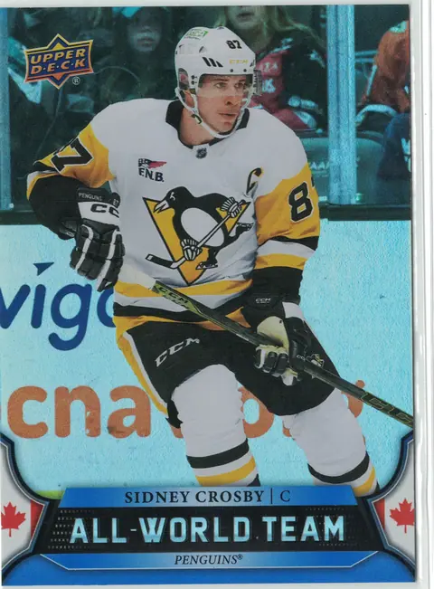 Sidney Crosby All-World Team #AWT-11 2025-26 Upper Deck Extended Series