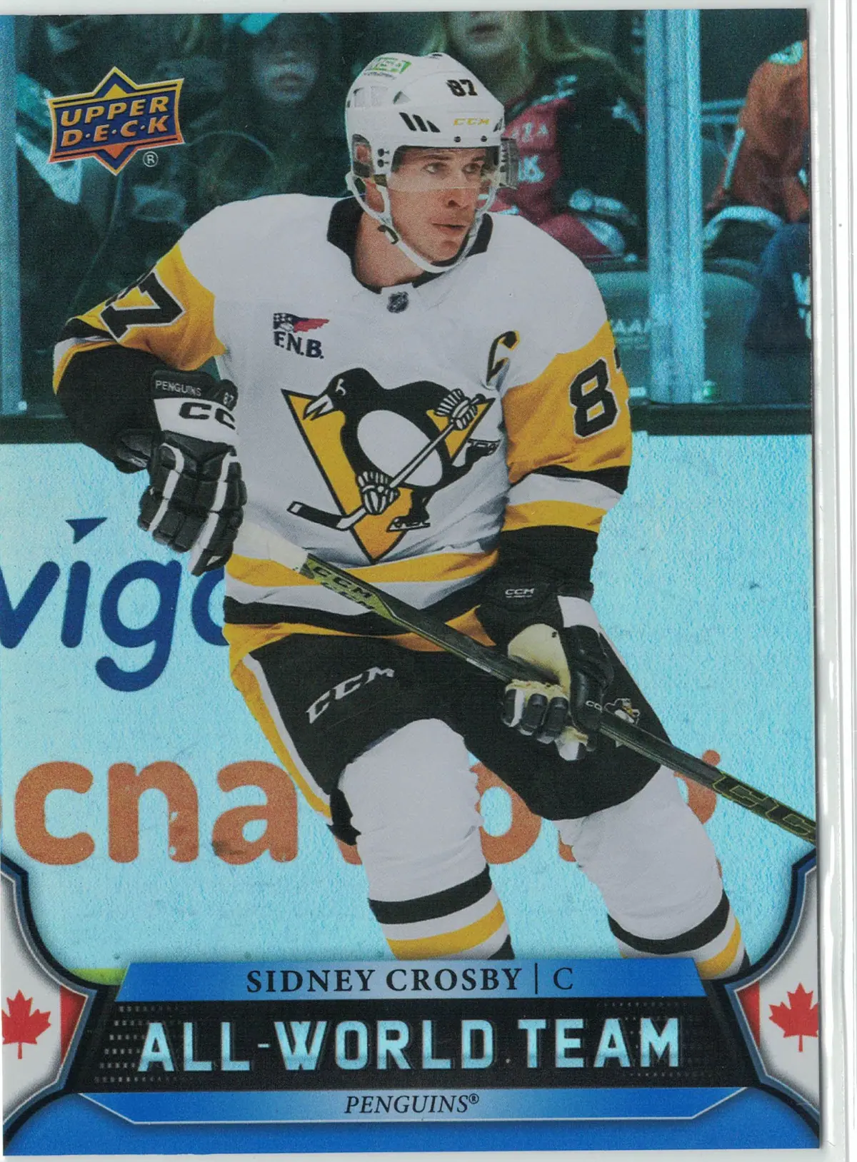 Sidney Crosby All-World Team #AWT-11 2025-26 Upper Deck Extended Series — front