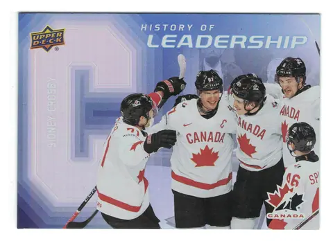 Sidney Crosby History of Leadership #HL-6 2026 UD Team Canada
