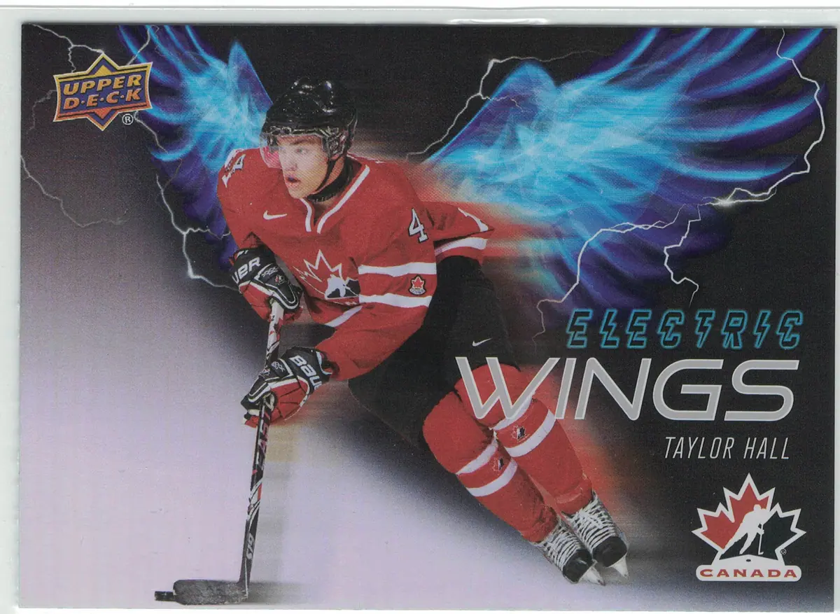 Taylor Hall Electric Wings #EW-4 2026 Upper Deck Team Canada — front