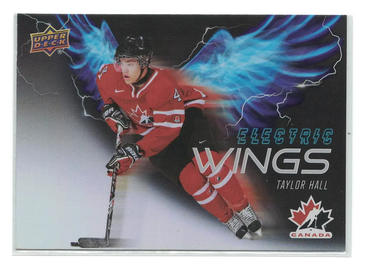 Taylor Hall Electric Wings #EW-4 2026 Upper Deck Team Canada — front
