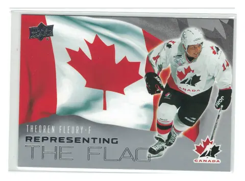Theoren Fleury Representing the Flag #RF-23 2026 Upper Deck Team Canada