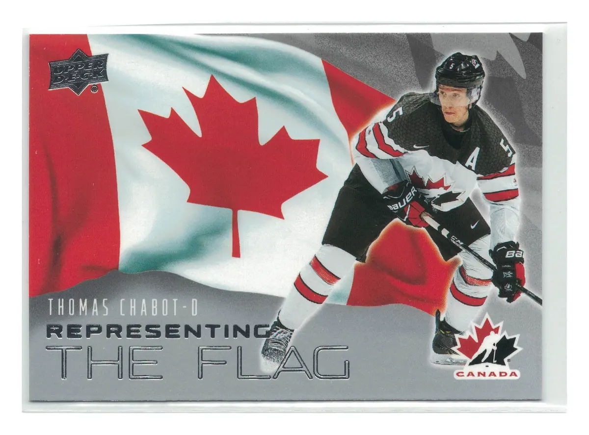 Thomas Chabot Representing the Flag #RF-19 2026 Upper Deck Team Canada — front